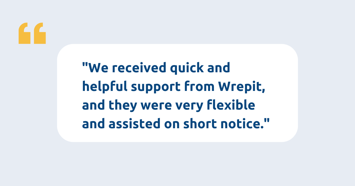 Customer feedback Wrepit